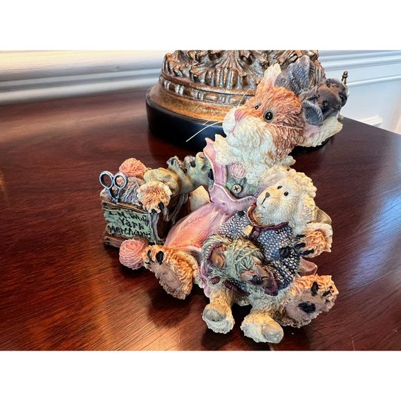 Boyds Bears The Purrstone Collection "Clawdette Fuzzface & Wuly" 1999 NIB - Picture 5 of 8